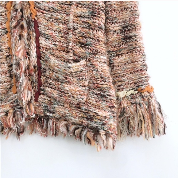 Anthro Angel of the North Yarn Sweater Blazer - Picture 5 of 9